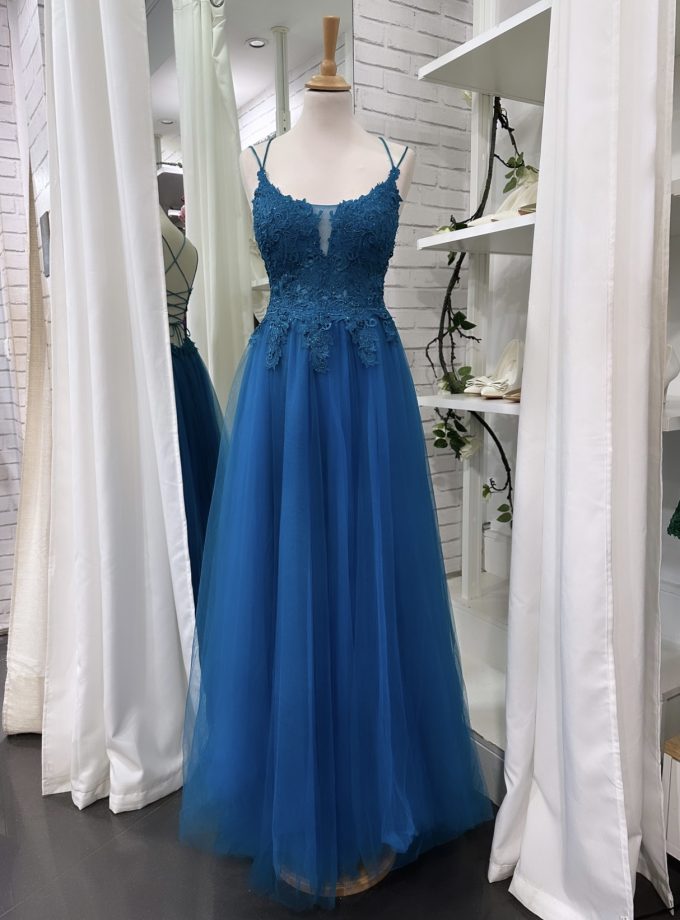 Vestido Tul Largo Abertura