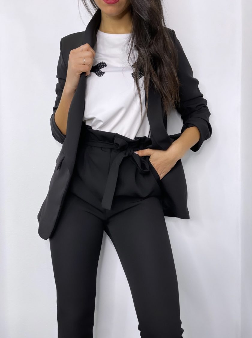 Traje Paris Manga Fruncida - Imagen 12