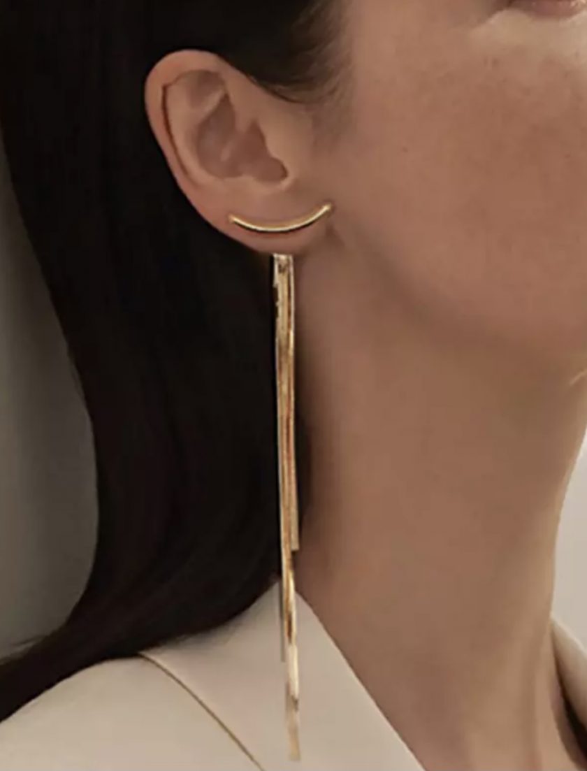 Pendientes Flecos Corazón