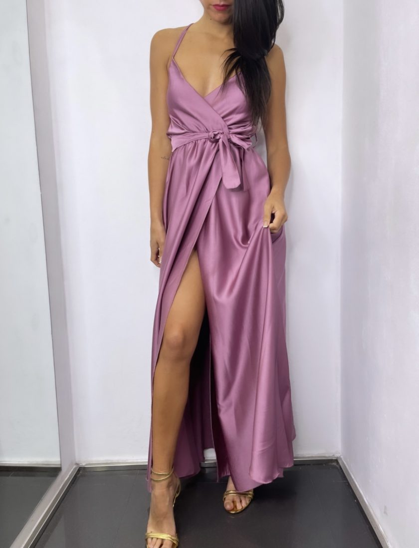 Vestido Seda Cruzado - Imagen 16