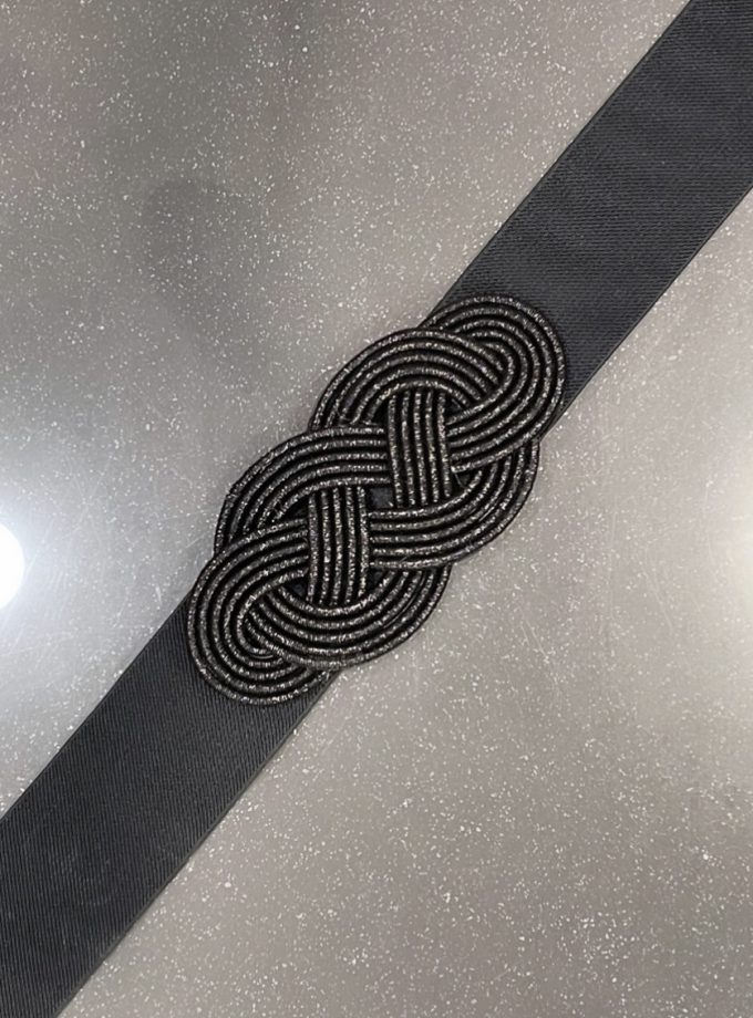 Cinturón Nudo Negro