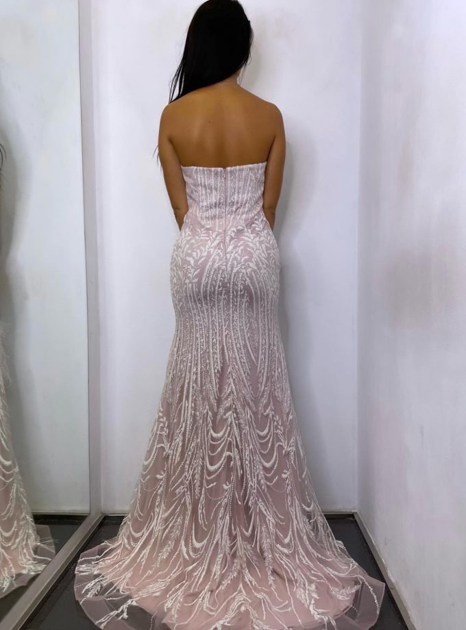 Vestido Paris Plumas