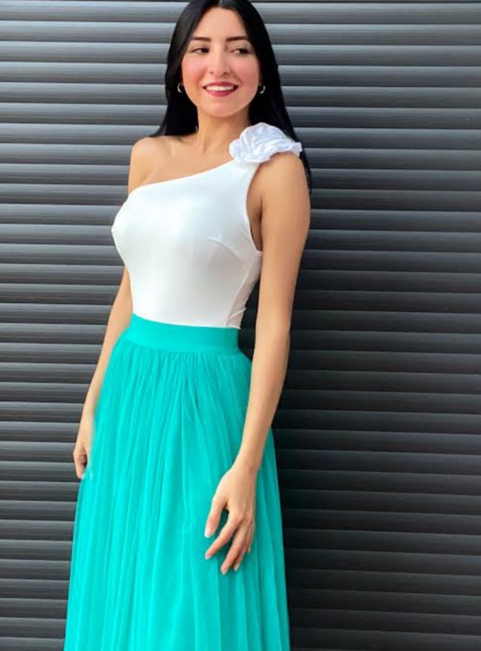 Falda de Tul Midi