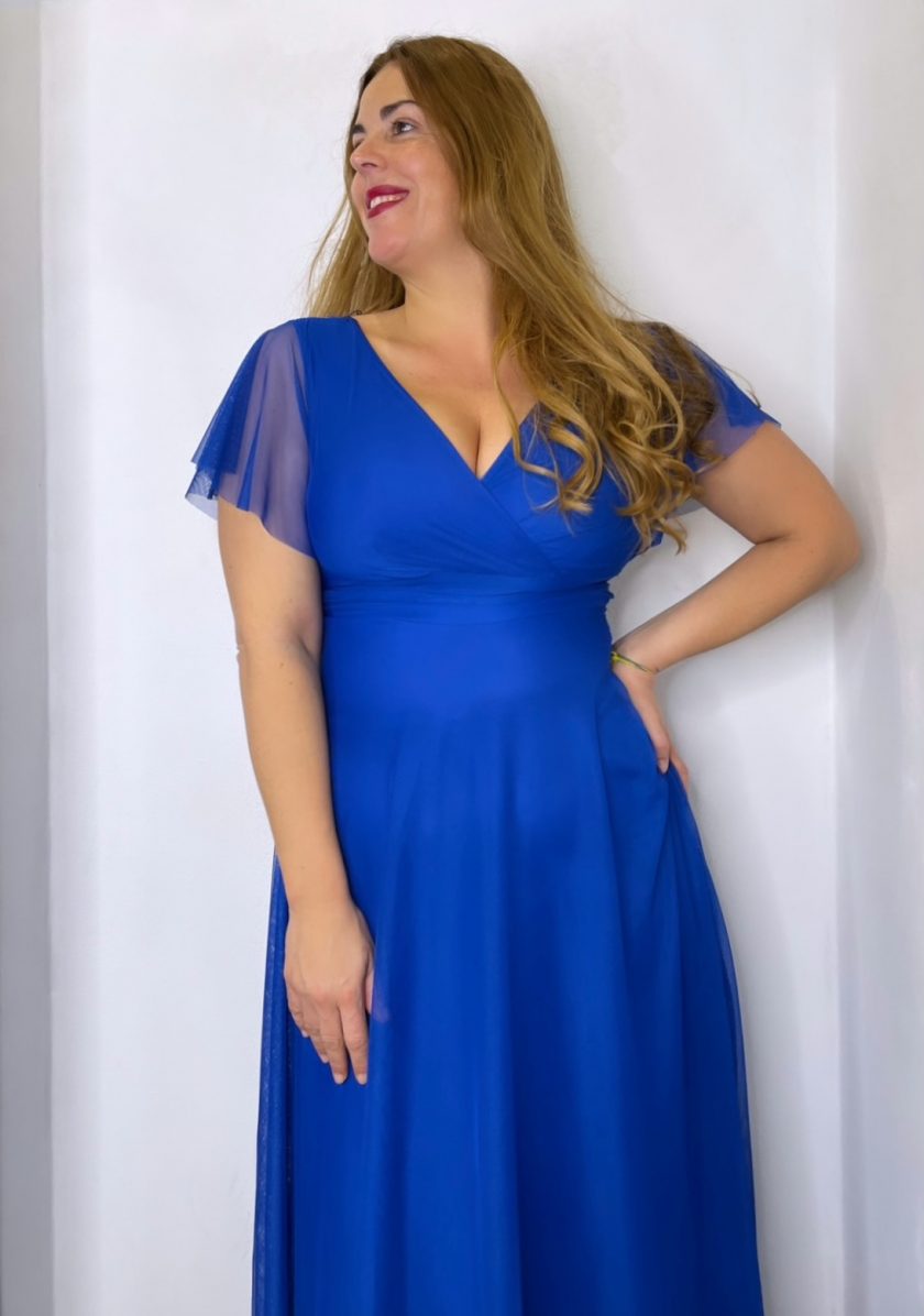 Vestido Tul Basic Mangas - Imagen 23