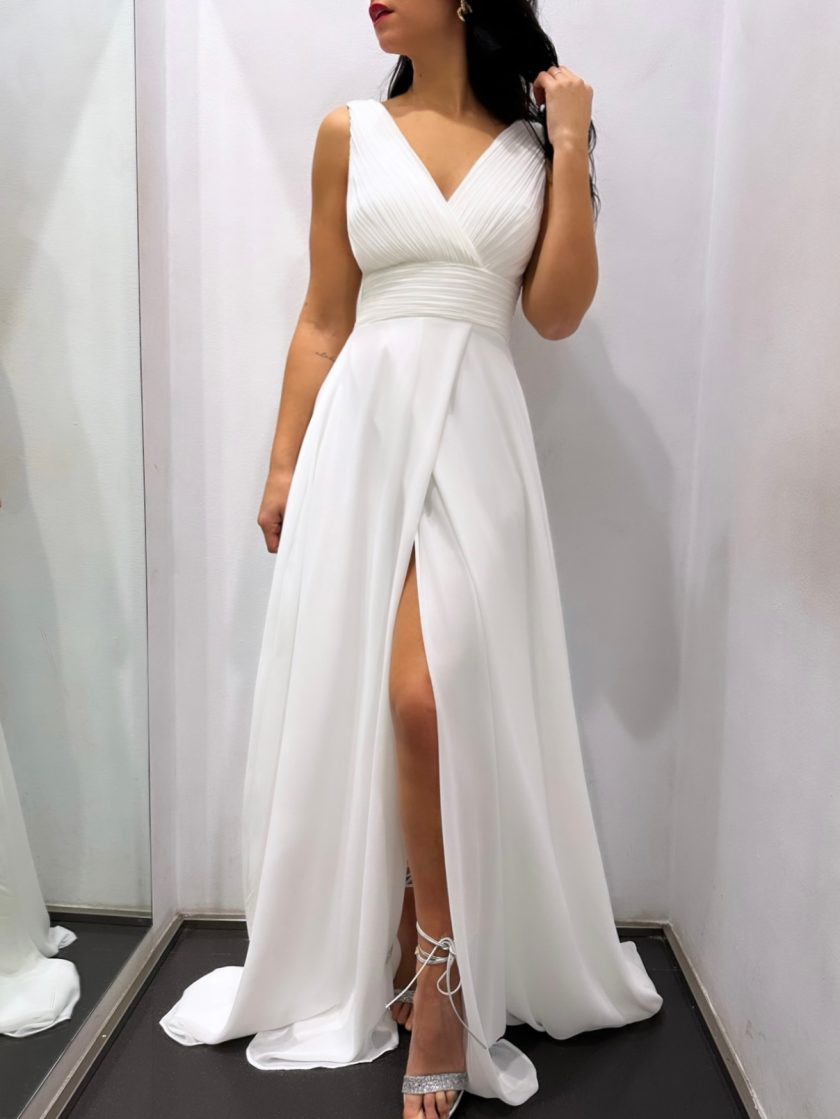 Vestido Analia Abertura Novia - Imagen 3