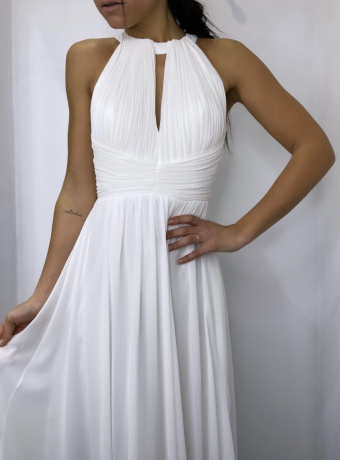 Vestido Novia Halter Espalda