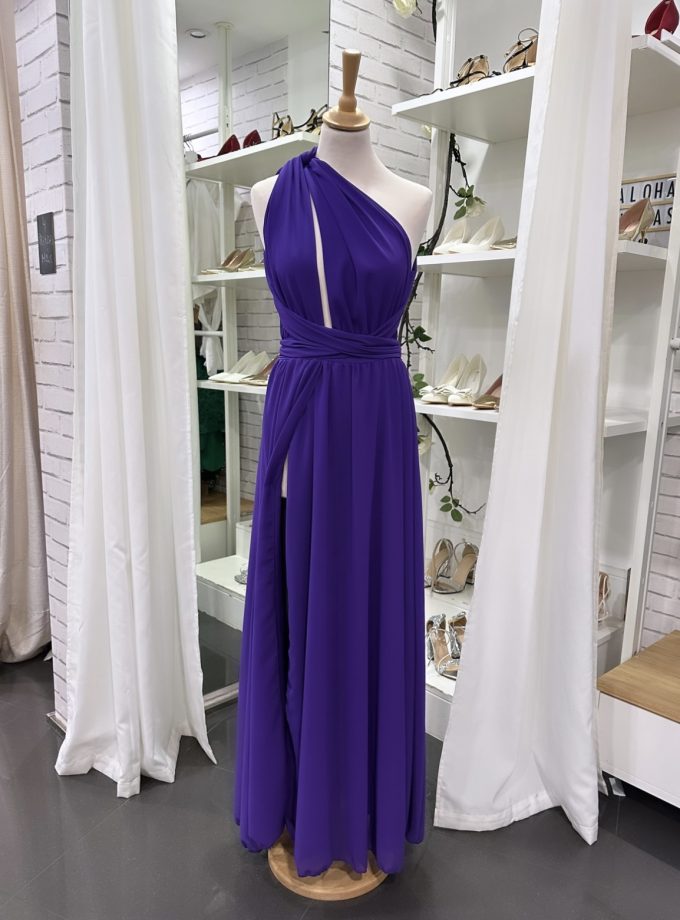 Vestido Multiposición Gasa Abertura