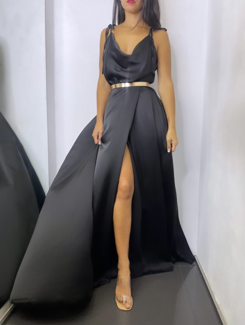 Vestido Seda Lazos - Imagen 5