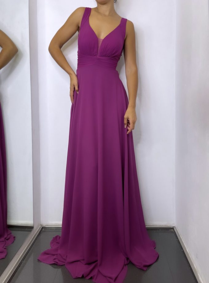 Vestido Espalda Flores