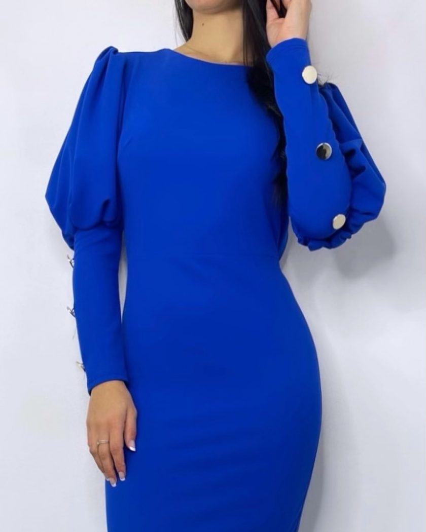 Vestido Midi Botones - Imagen 6