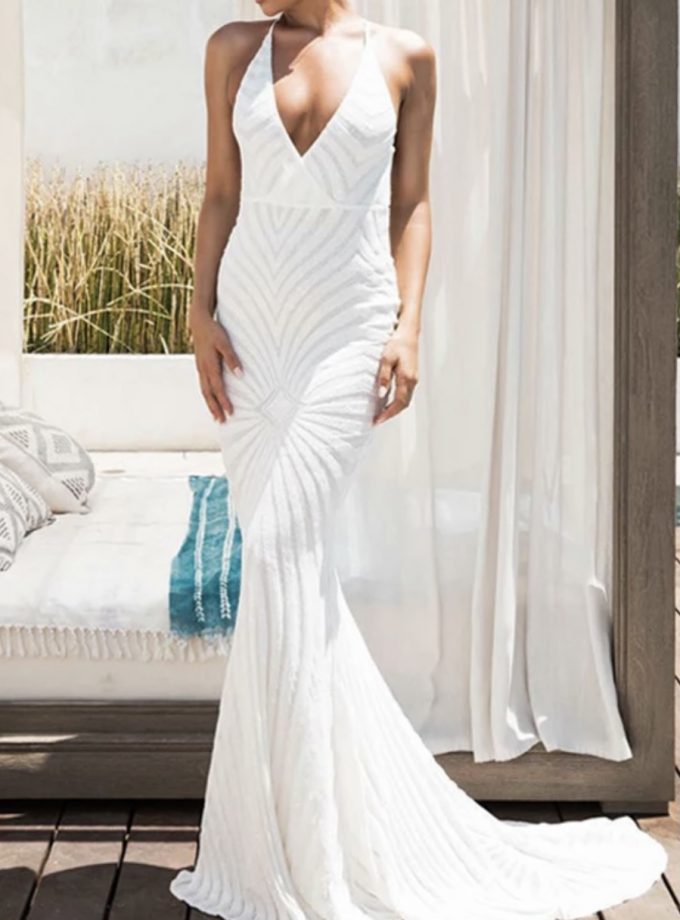 Vestido Shine Tirantes Novia