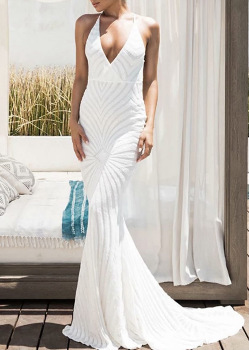 Vestido Shine Tirantes Novia - Imagen 5