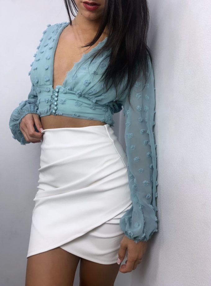 Falda Polipiel Cruzada