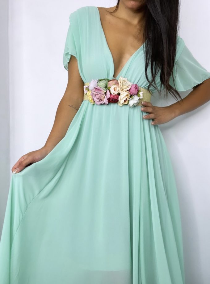 Vestido Bella Manga Corta