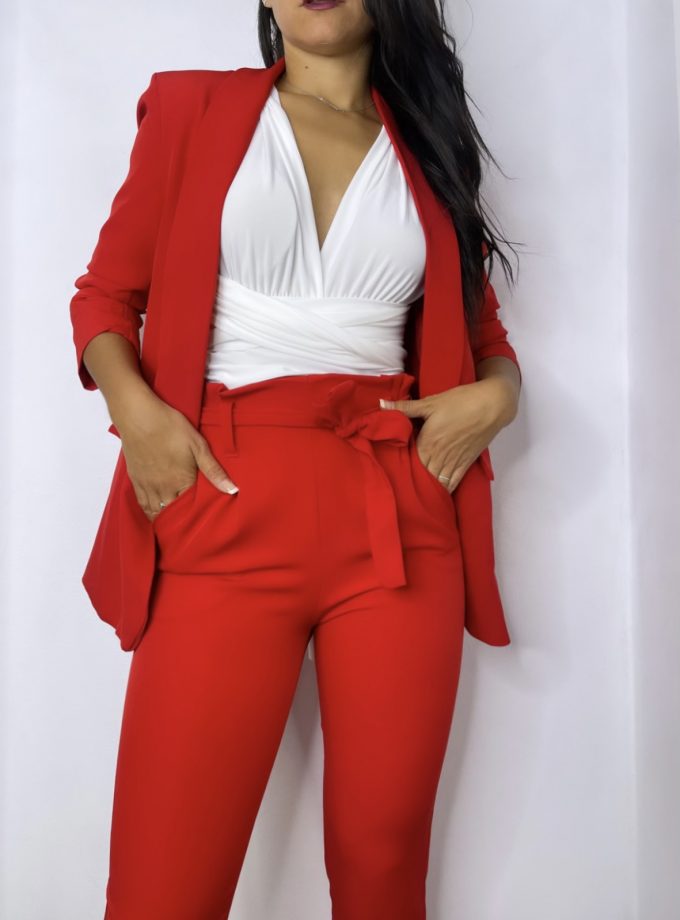 Traje Paris Manga Fruncida