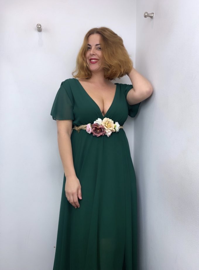 Vestido Bella Manga Corta