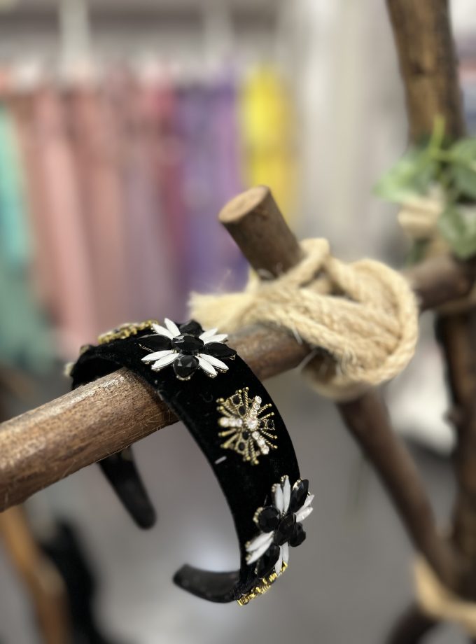 Diadema Joya Terciopelo