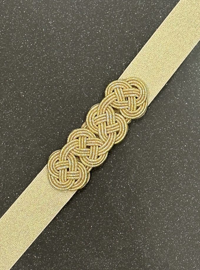 Cinturón Nudo Azul Klein