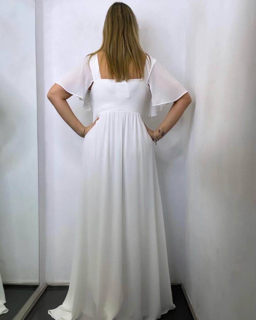 Vestido Curvy Cintura Encaje Novia - Imagen 3