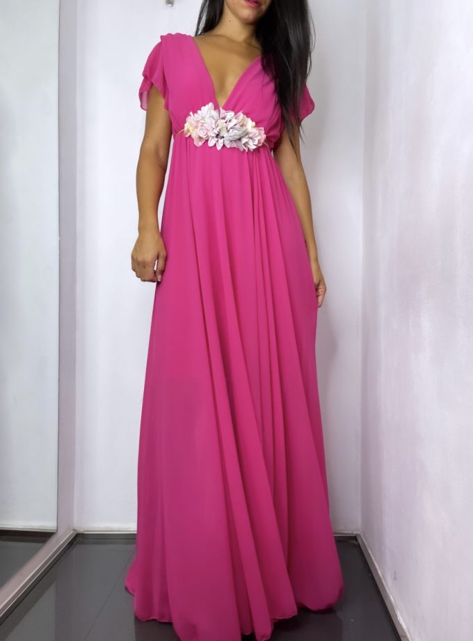 Vestido Bella Manga Corta