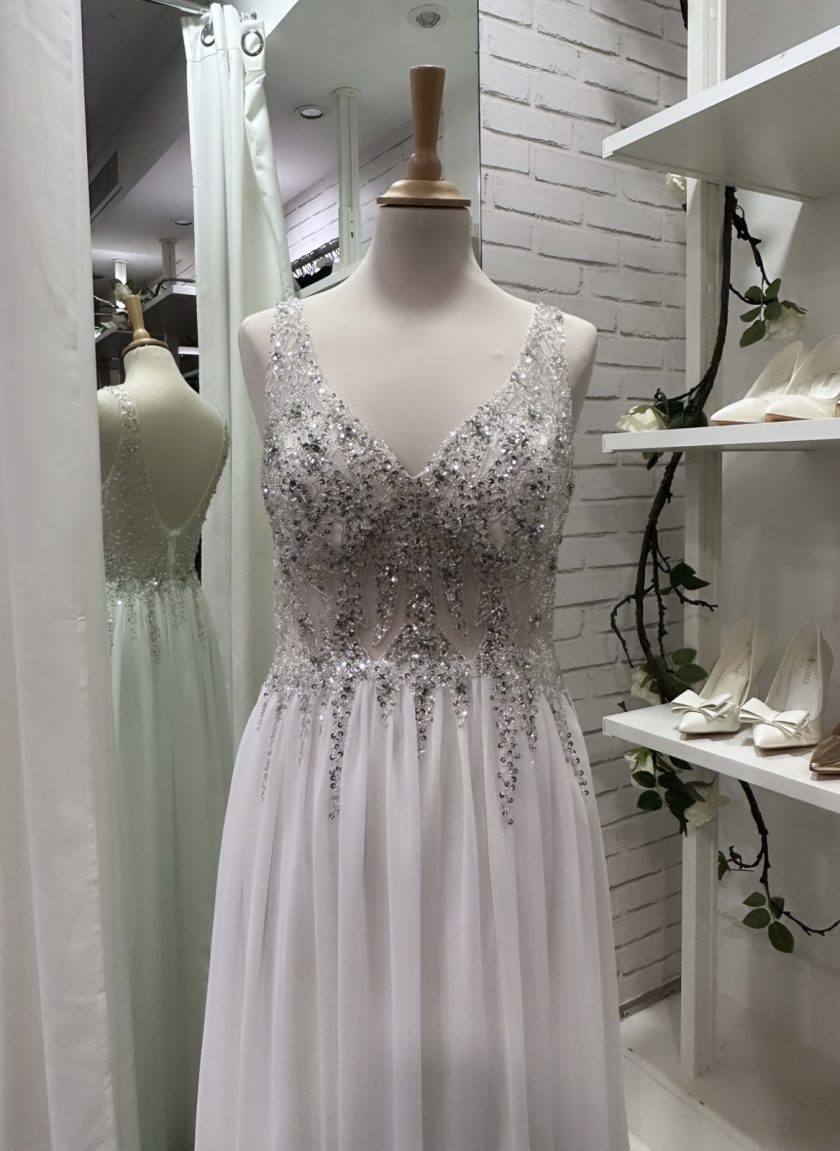 Vestido Novia Princesa transparencias - Imagen 3