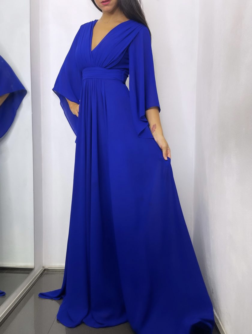 Vestido Gasa Mangas - Imagen 4