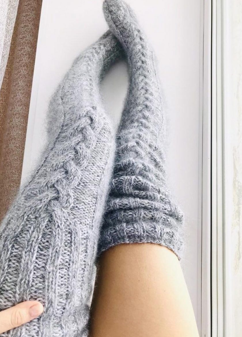Calcetines Trenza