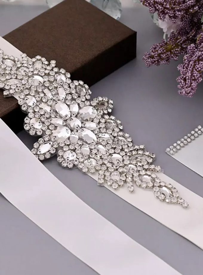 Cinturón Pedrería Novia Cruz Central