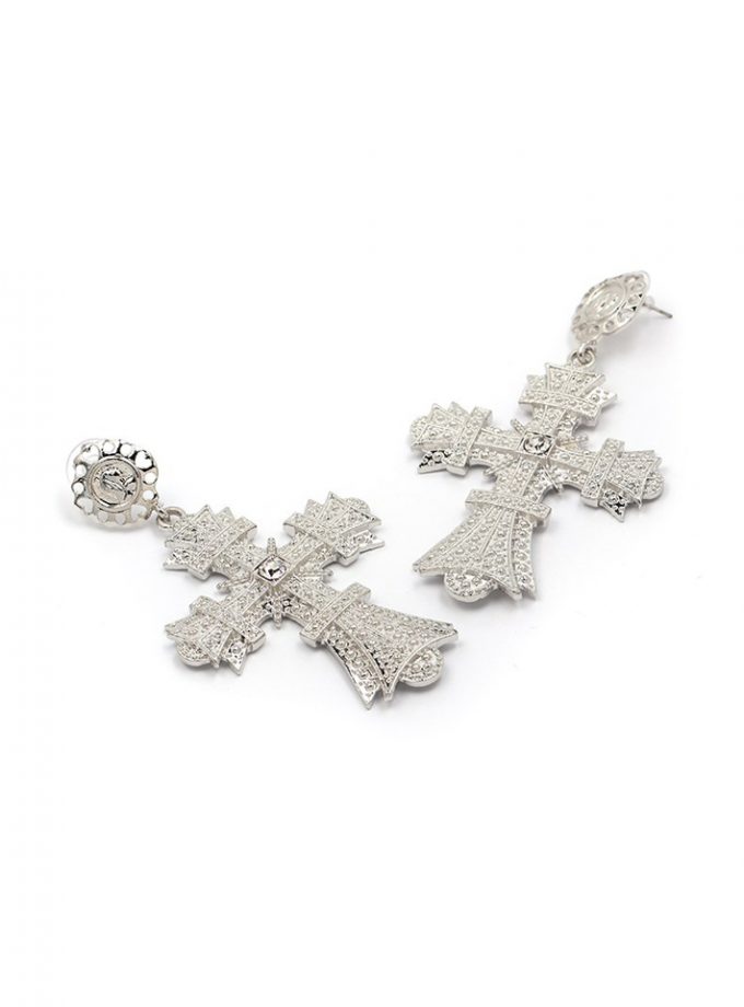 Pendientes Cruz Barroca