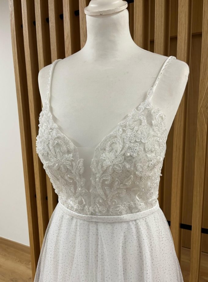 Vestido Princesa Encaje Novia