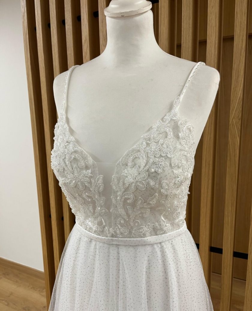 Vestido Princesa Encaje Novia - Imagen 2