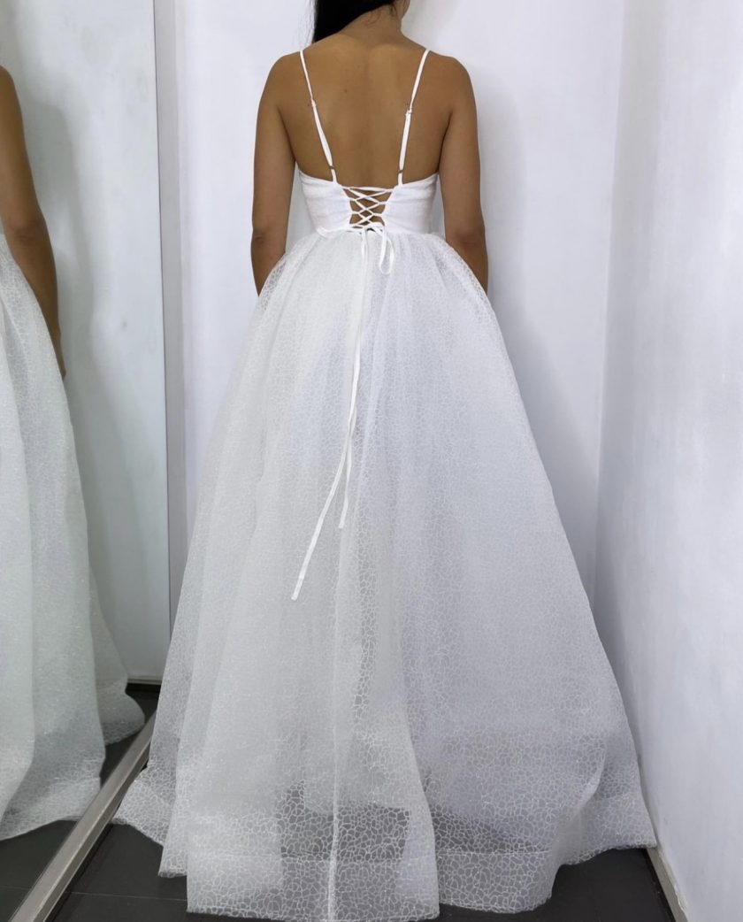 Vestido Glitter Novia - Imagen 2