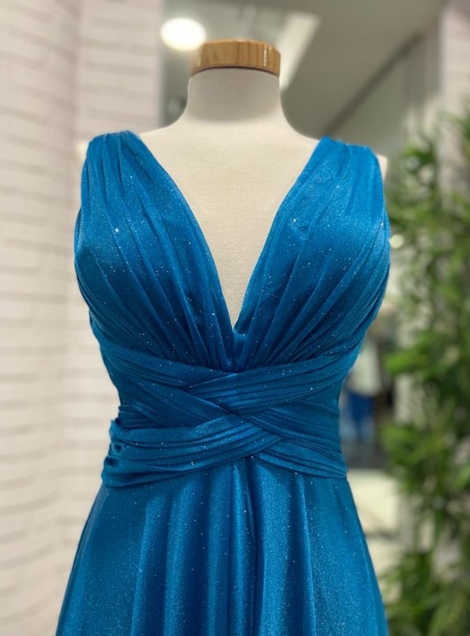 Vestido Dalia Escote Brillo
