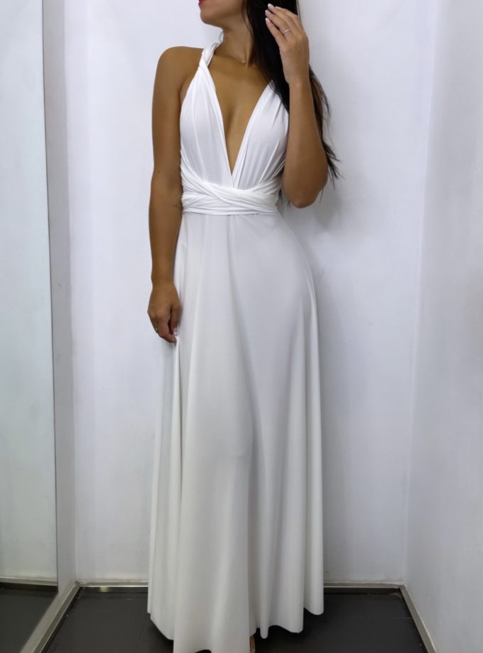 Vestido Multiposición Elástico Novia