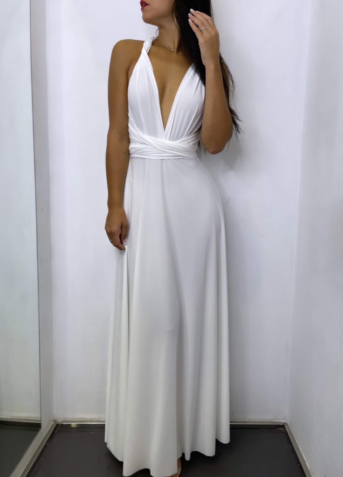Vestido Multiposición Elástico Novia
