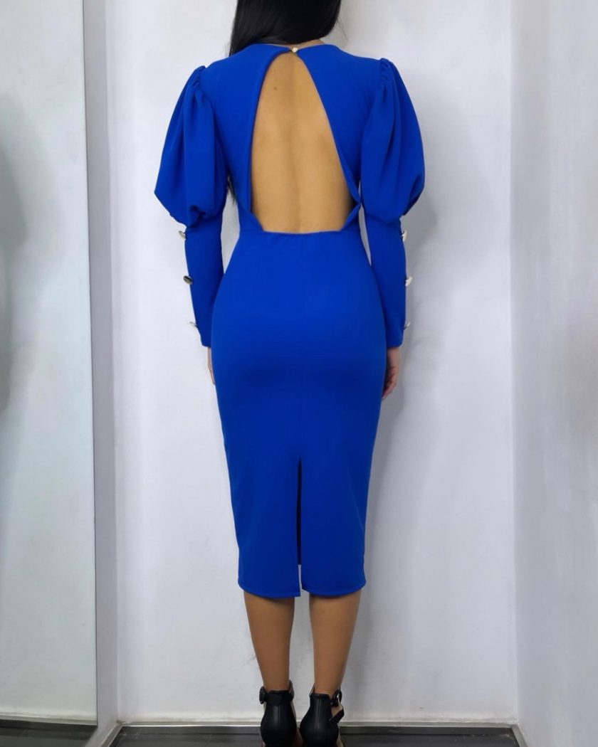 Vestido Midi Botones - Imagen 5