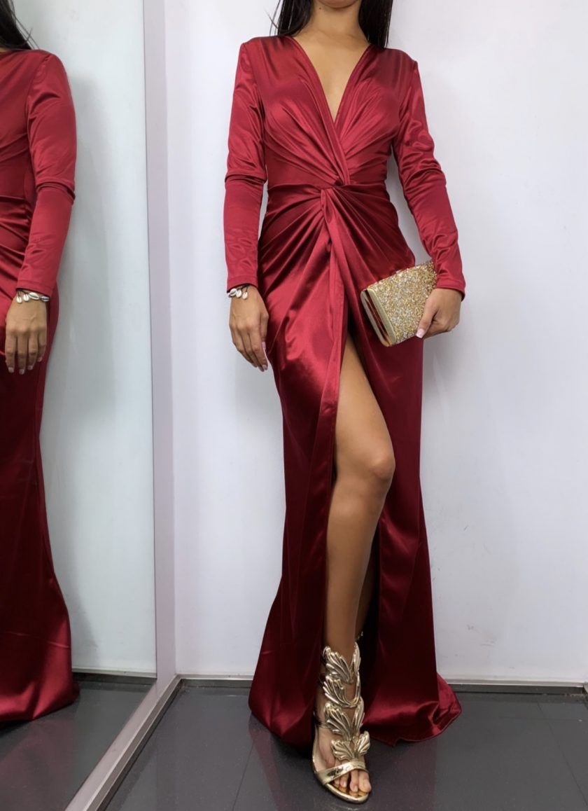 Vestido Nudo Mangas - Imagen 2