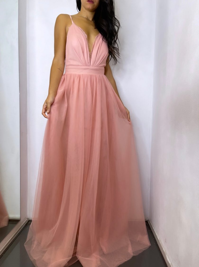 Vestido Tul Encaje - Imagen 6