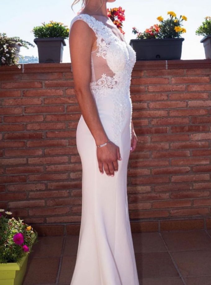 Vestido Novia Sirena Encaje