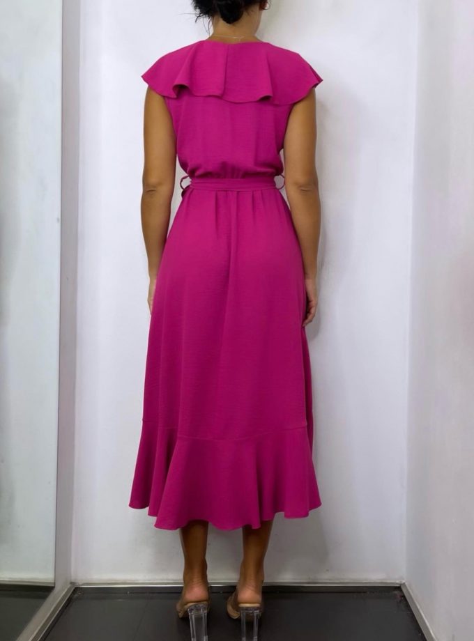 Vestido Volantes Abertura