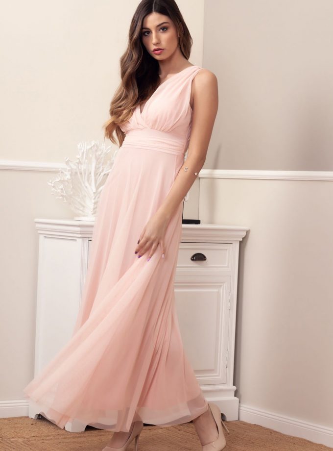 Vestido Tul Basic Cintura