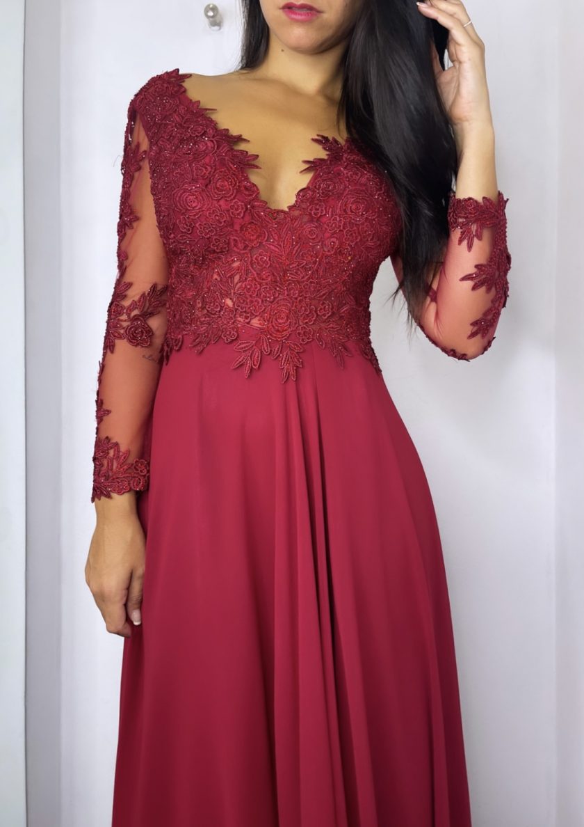 Vestido Dama Mangas Curvy - Imagen 7