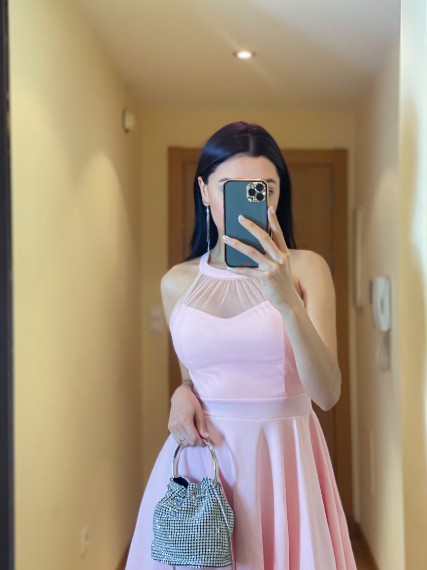 Vestido Halter Vuelo Tul - Imagen 16