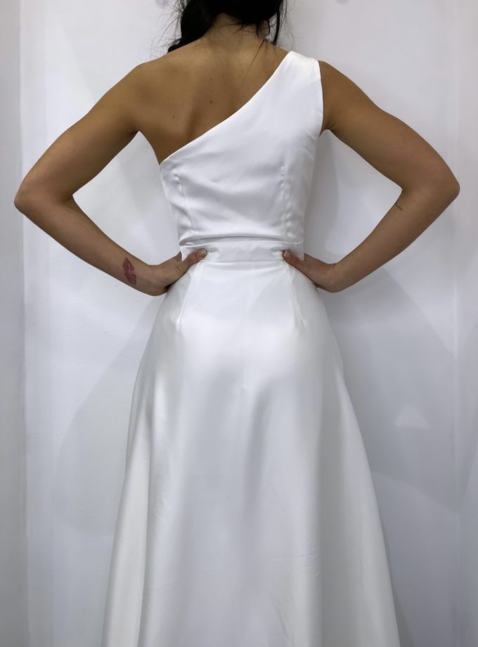 Vestido Verona Asimétrico Novia