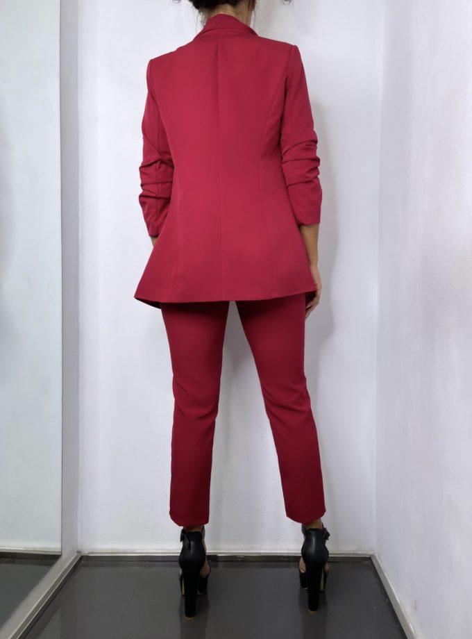 Traje Paris Manga Fruncida