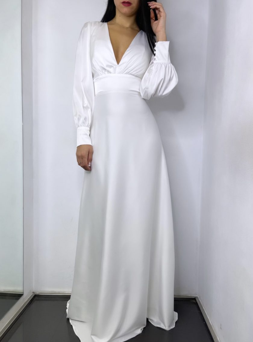 Vestido Verona Mangas Novia - Imagen 2