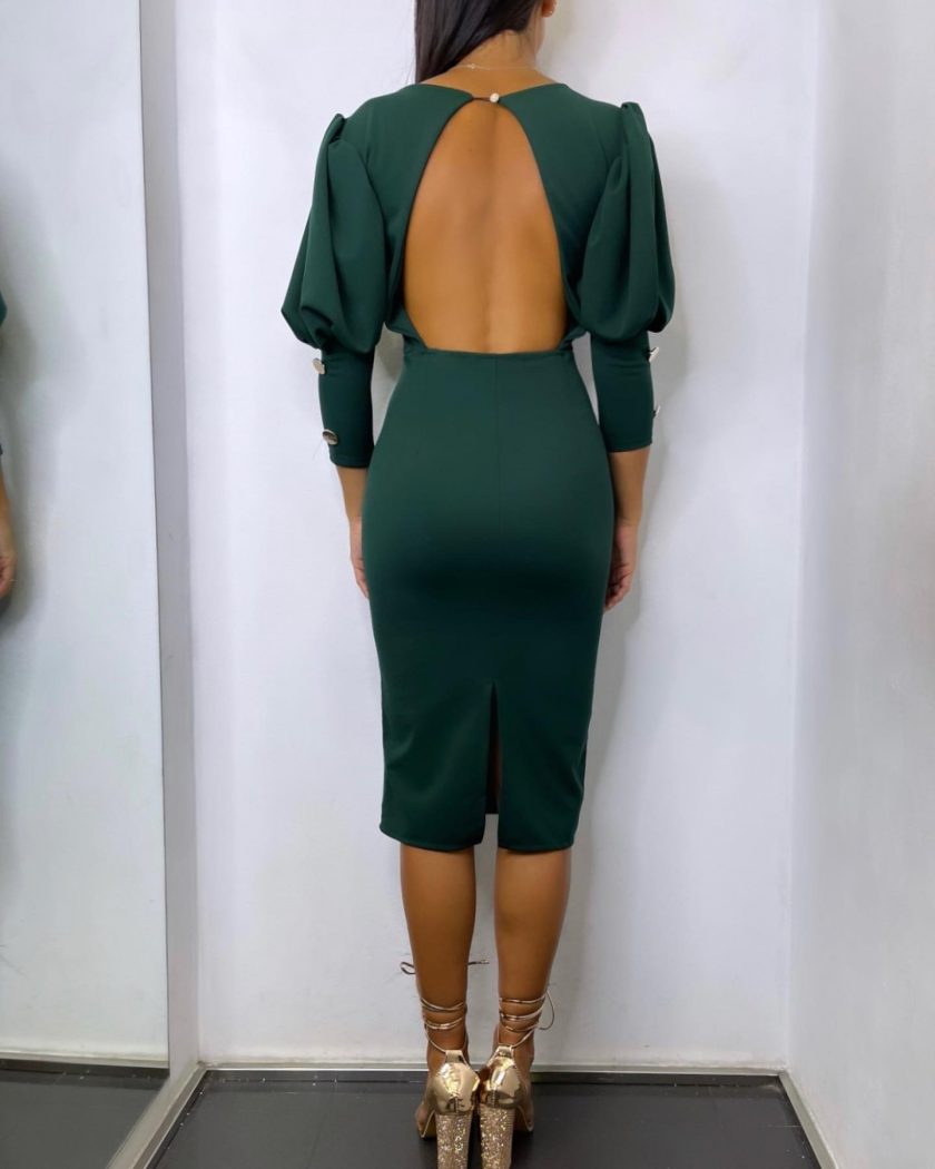 Vestido Midi Botones - Imagen 24