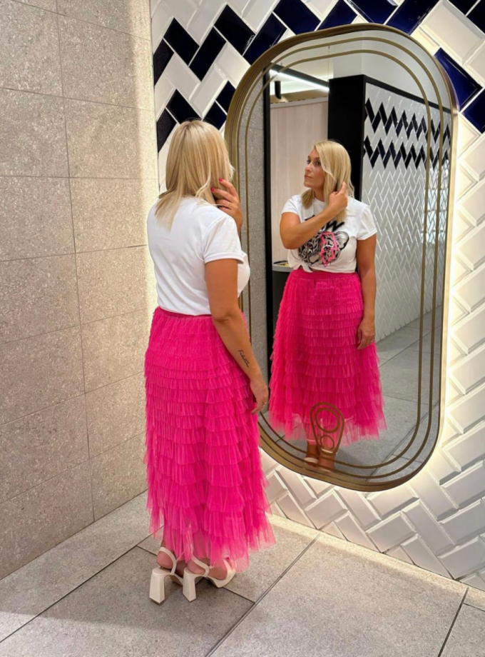 Falda de Tul Volantes