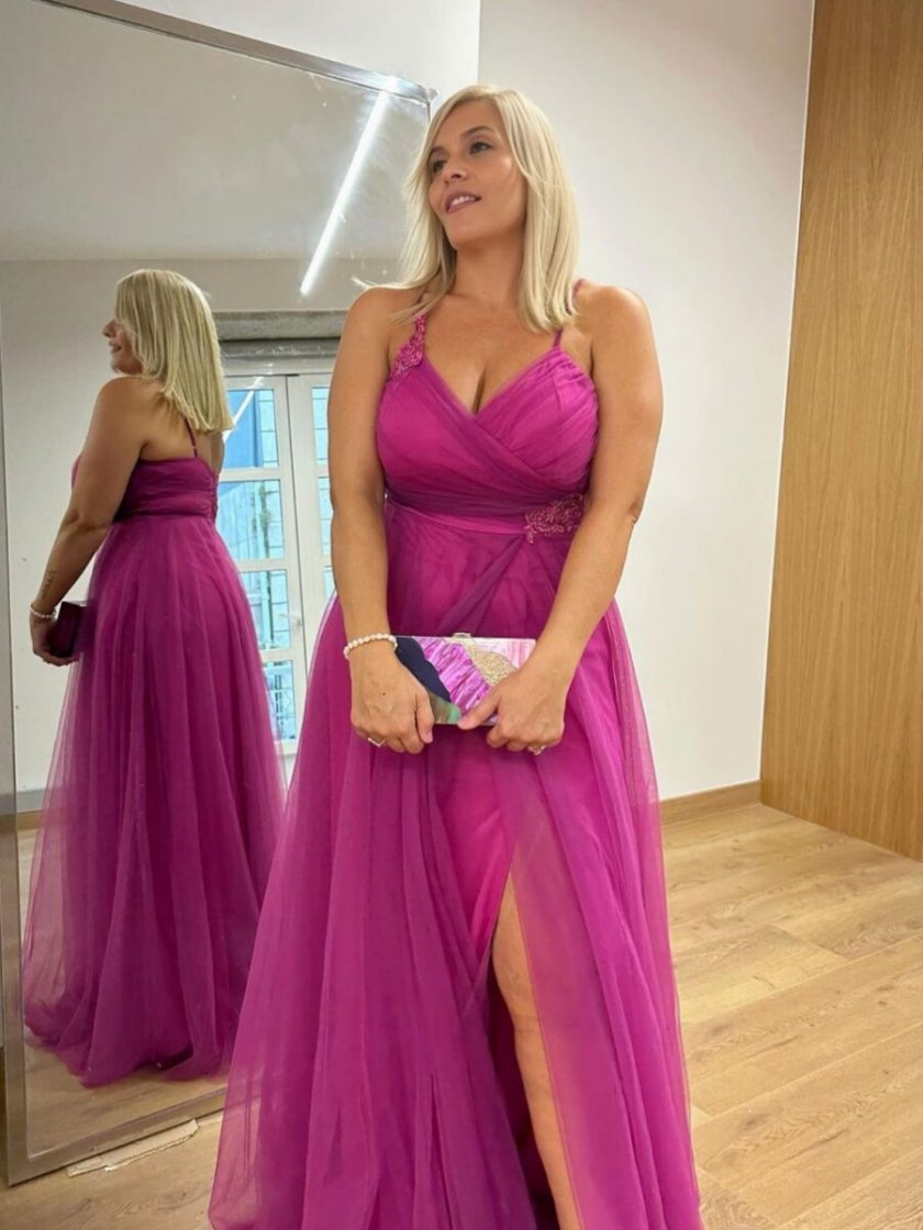 Vestido Tul Flores - Imagen 2
