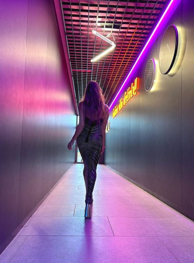 Vestido New York Sirena Brillos Cazuelas